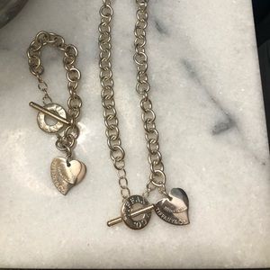 Tiffany & co. Toggle necklace and bracelet